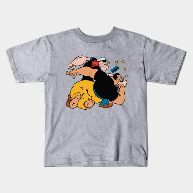 The Sailor Man Returns Kids T-Shirt by Getsousa